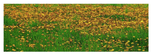 Dandelion Field - Yoga Mat