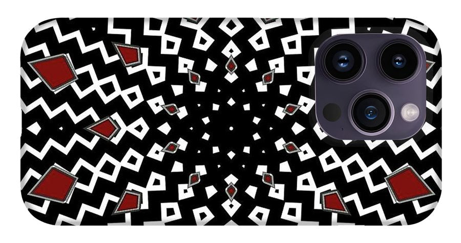 Hyperspace Kaleidoscope #2 - Phone Case