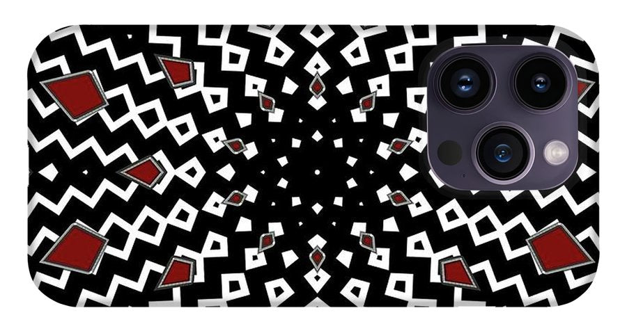 Hyperspace Kaleidoscope #2 - Phone Case