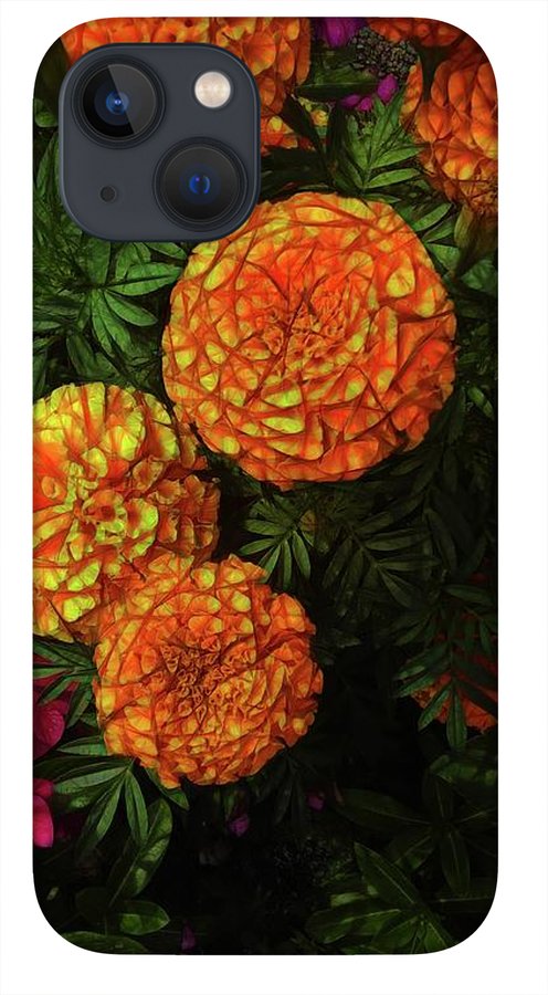 Large Marigolds #1 - Phone Case