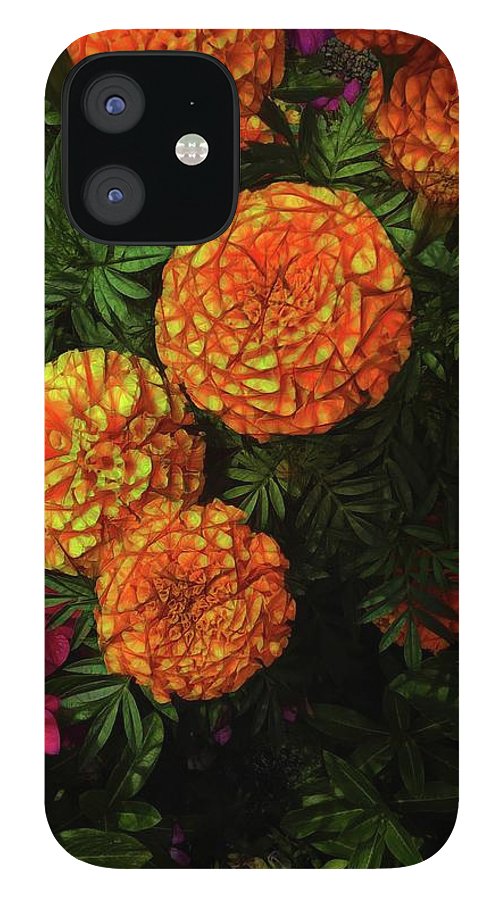 Large Marigolds #1 - Phone Case