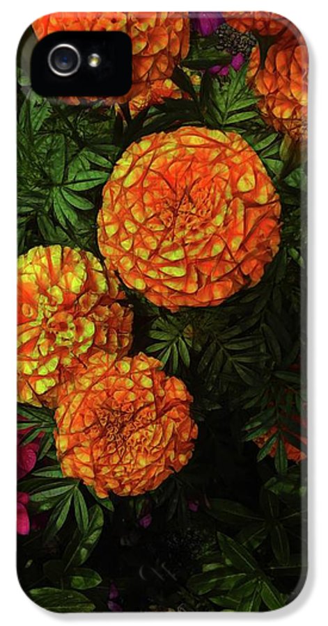 Large Marigolds #1 - Phone Case