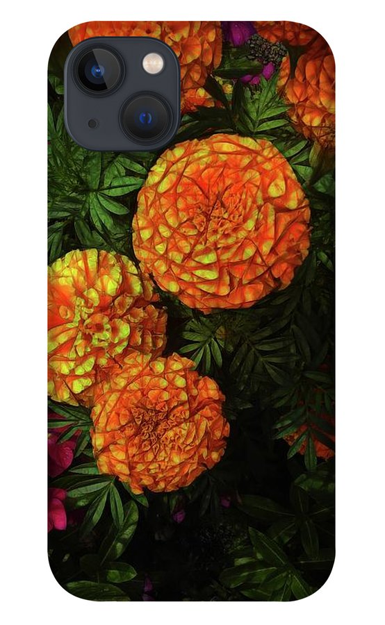 Large Marigolds #1 - Phone Case