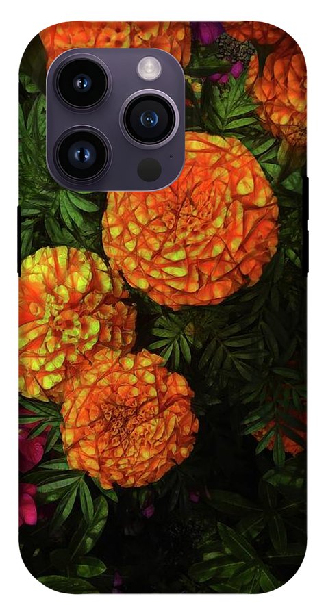Large Marigolds #1 - Phone Case