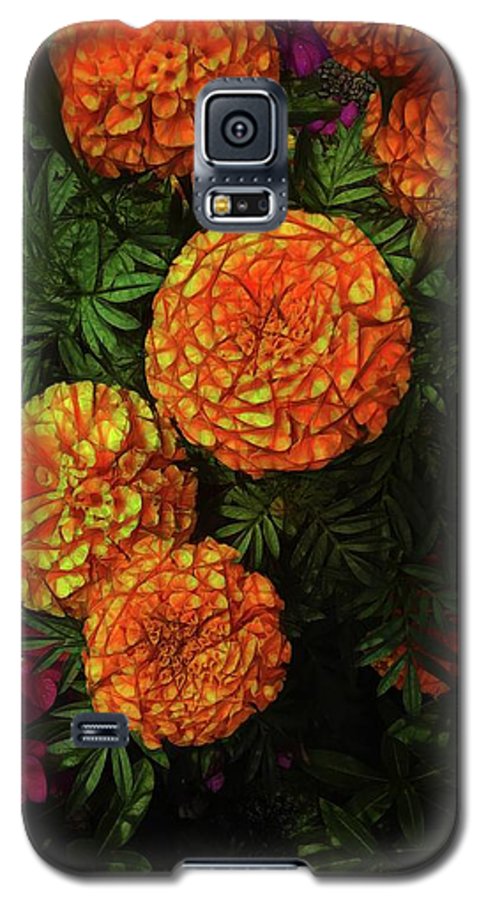 Large Marigolds #1 - Phone Case