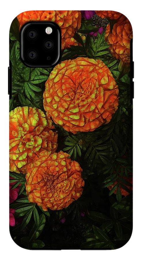 Large Marigolds #1 - Phone Case