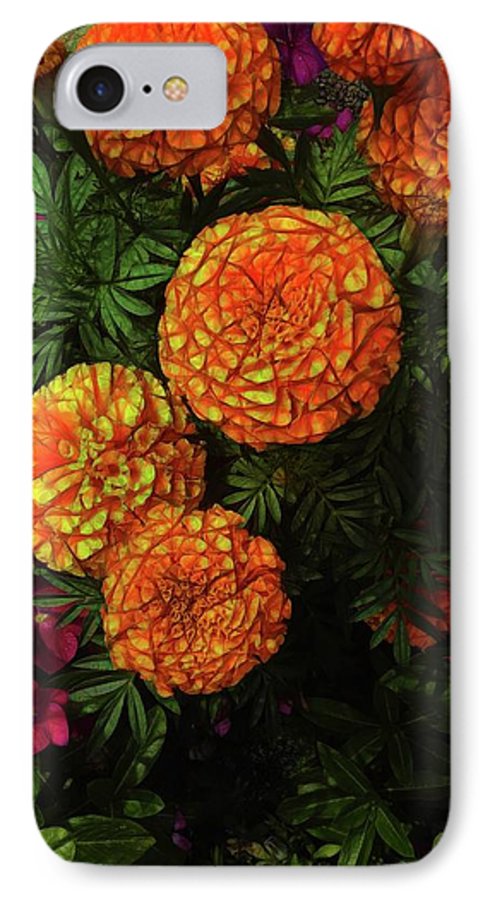 Large Marigolds #1 - Phone Case