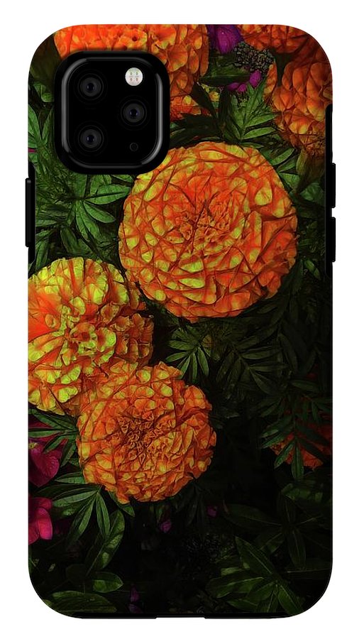 Large Marigolds #1 - Phone Case