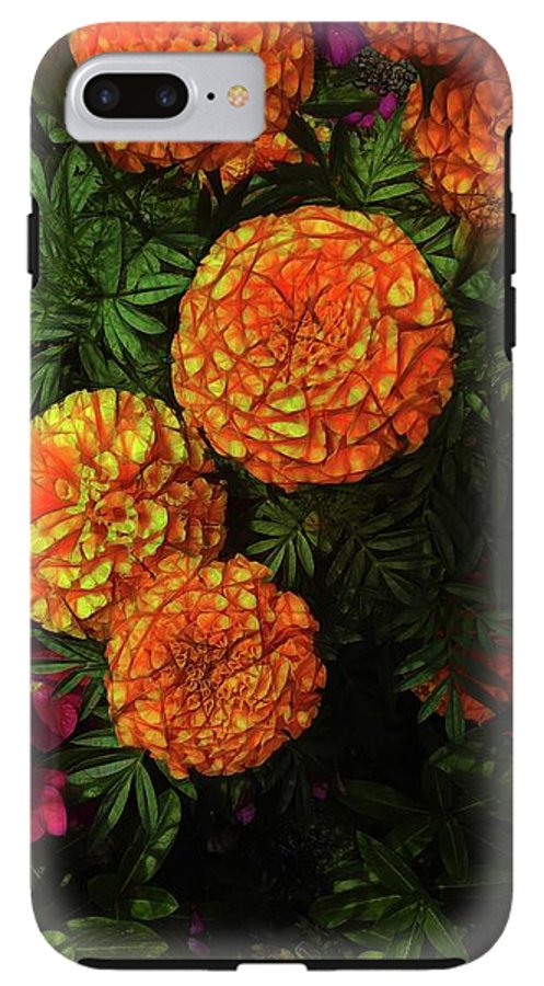 Large Marigolds #1 - Phone Case