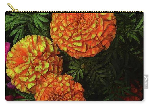 Large Marigolds - Carry-All Pouch