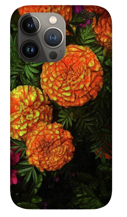 Large Marigolds #1 - Phone Case