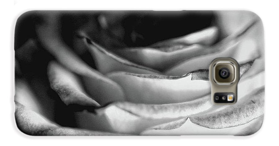 Light Black and White Rose #1 - Phone Case