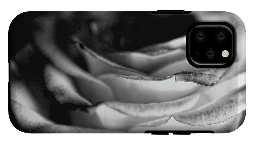 Light Black and White Rose #1 - Phone Case
