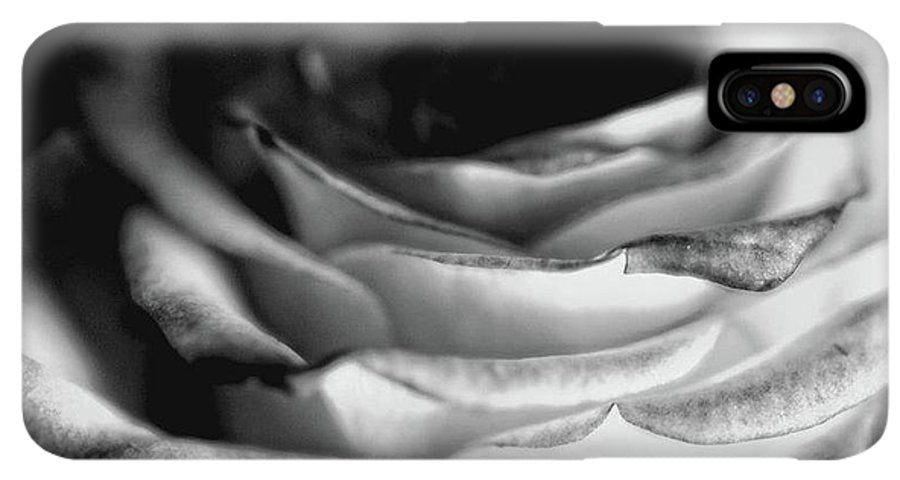 Light Black and White Rose #1 - Phone Case