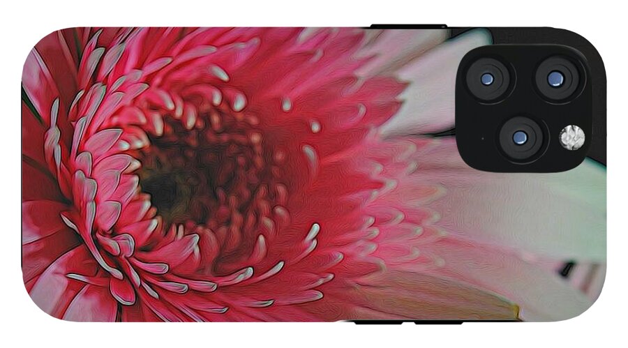 Pink Daisy Sideview #1 - Phone Case