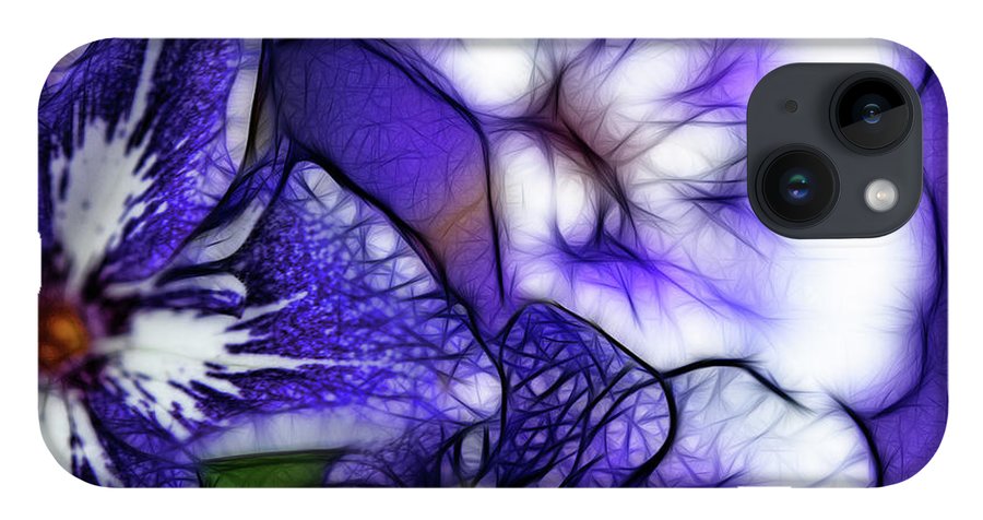 Purple and White Flowers #1 - Phone Case