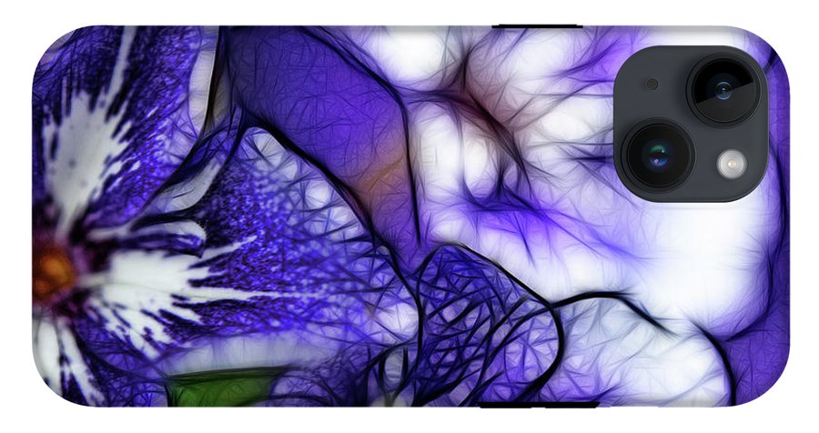 Purple and White Flowers #1 - Phone Case