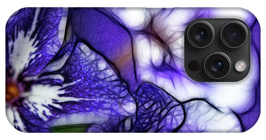 Purple and White Flowers #1 - Phone Case
