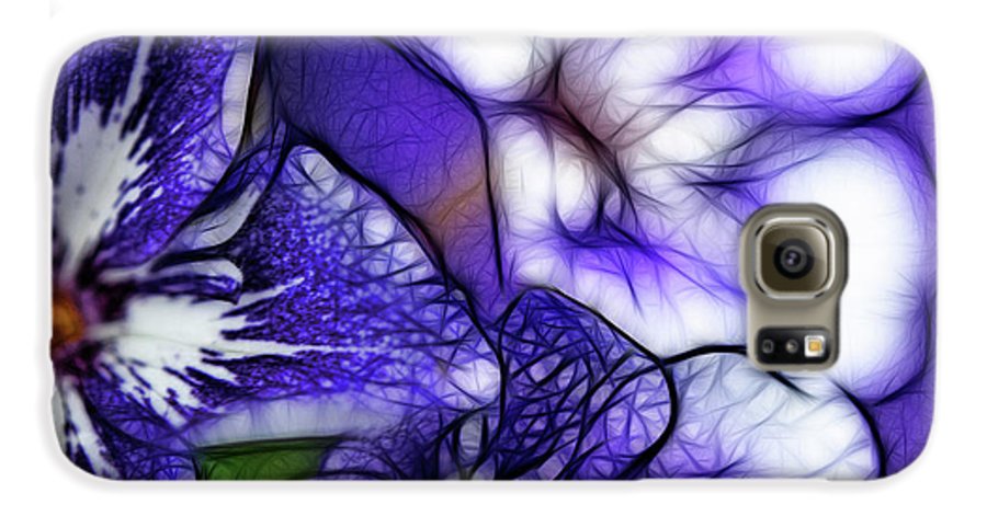 Purple and White Flowers #1 - Phone Case