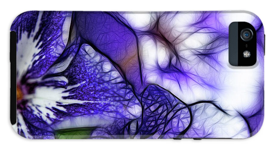 Purple and White Flowers #1 - Phone Case