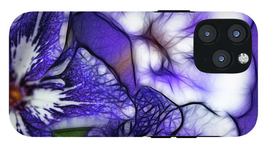 Purple and White Flowers #1 - Phone Case