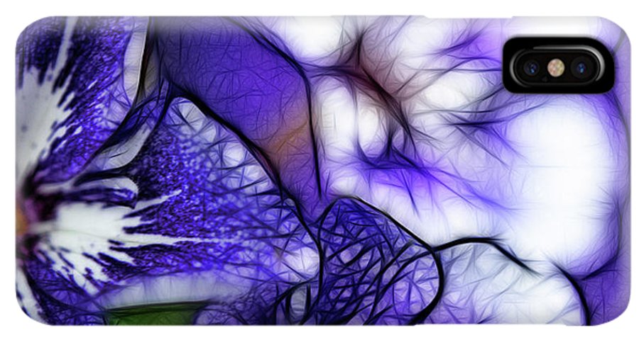 Purple and White Flowers #1 - Phone Case