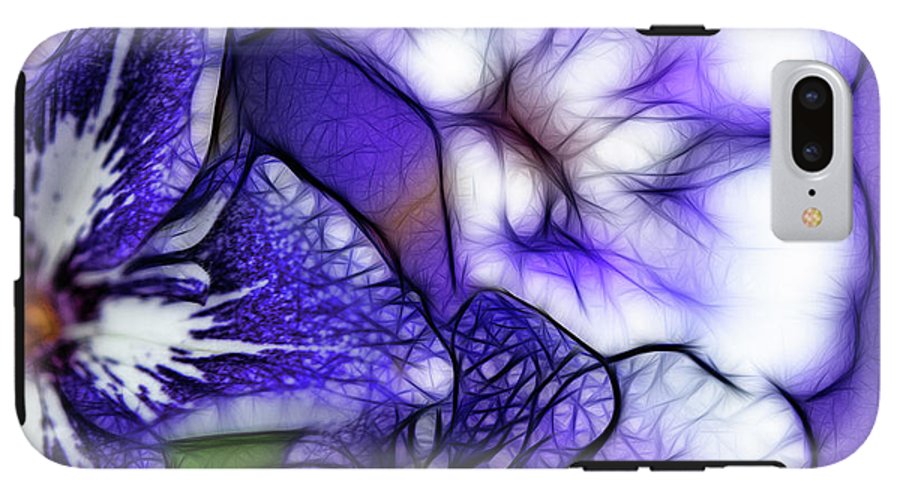 Purple and White Flowers #1 - Phone Case