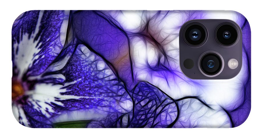 Purple and White Flowers #1 - Phone Case