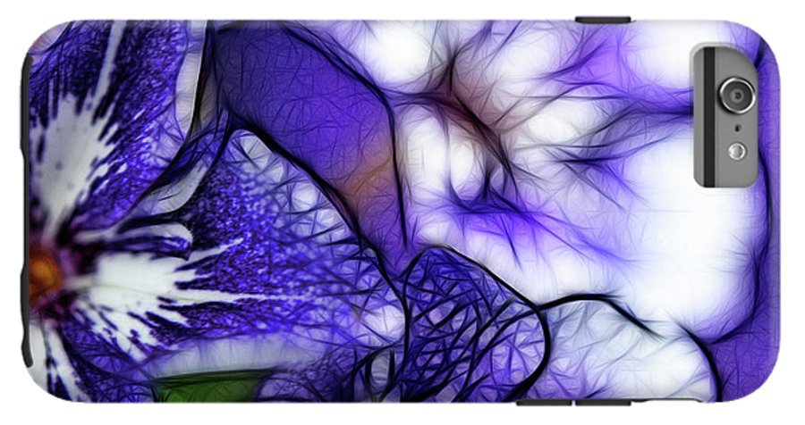Purple and White Flowers #1 - Phone Case