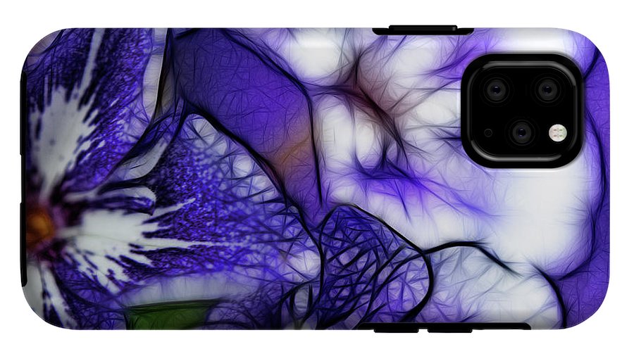 Purple and White Flowers #1 - Phone Case