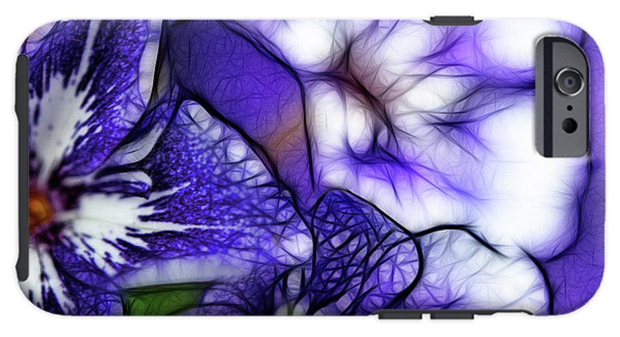 Purple and White Flowers #1 - Phone Case