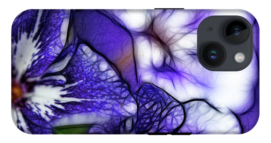 Purple and White Flowers #1 - Phone Case