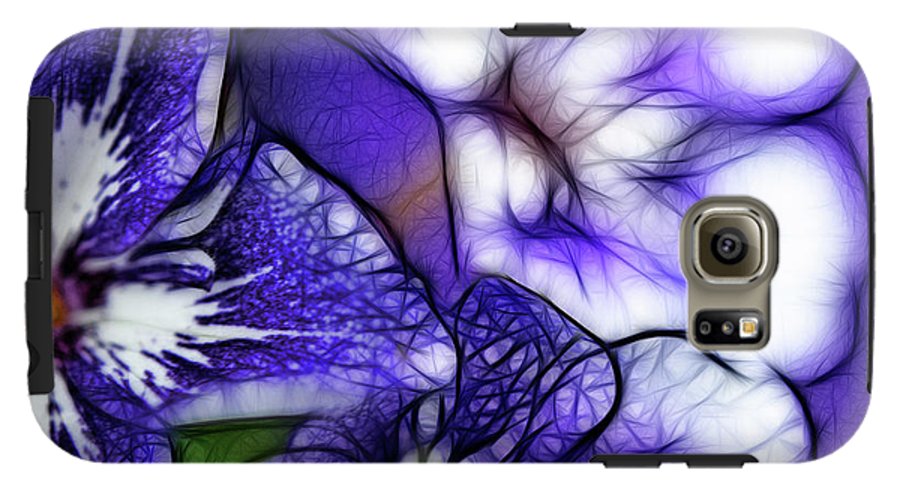 Purple and White Flowers #1 - Phone Case