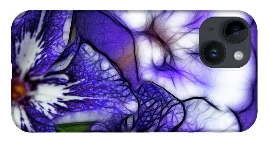 Purple and White Flowers #1 - Phone Case
