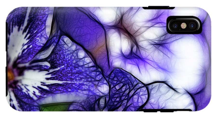 Purple and White Flowers #1 - Phone Case