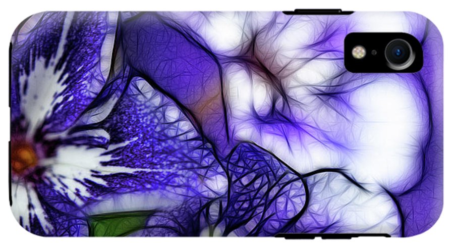 Purple and White Flowers #1 - Phone Case