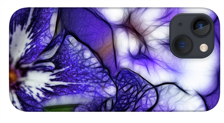Purple and White Flowers #1 - Phone Case