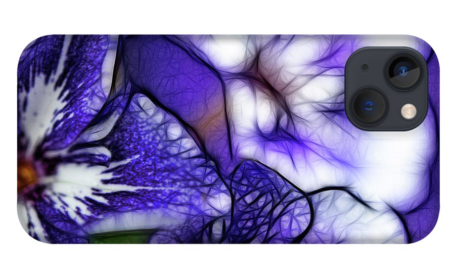 Purple and White Flowers #1 - Phone Case