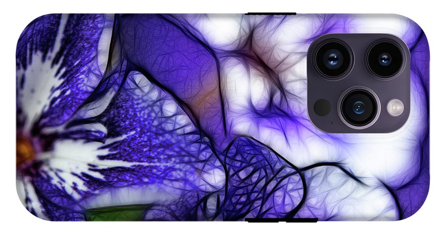 Purple and White Flowers #1 - Phone Case