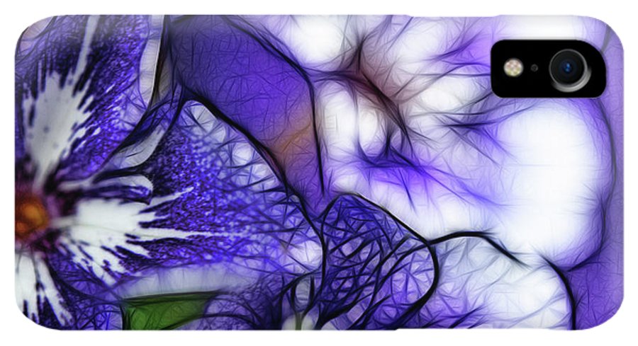 Purple and White Flowers #1 - Phone Case