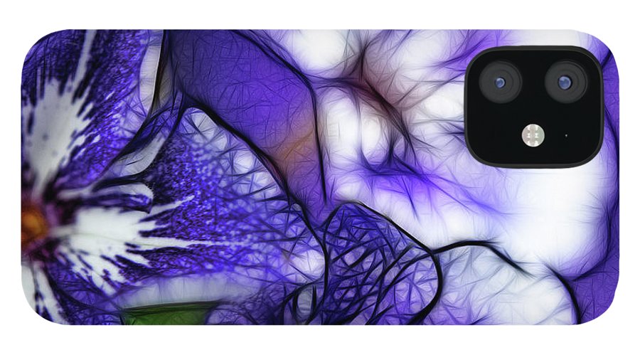 Purple and White Flowers #1 - Phone Case