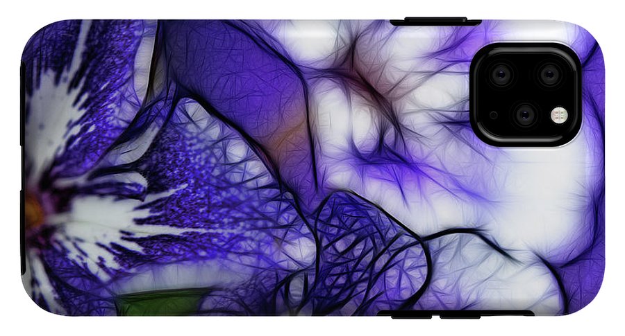 Purple and White Flowers #1 - Phone Case