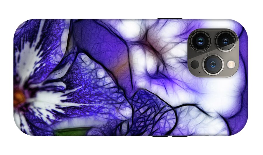 Purple and White Flowers #1 - Phone Case