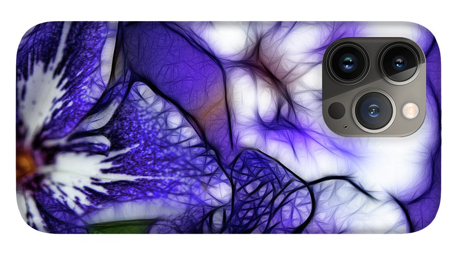 Purple and White Flowers #1 - Phone Case