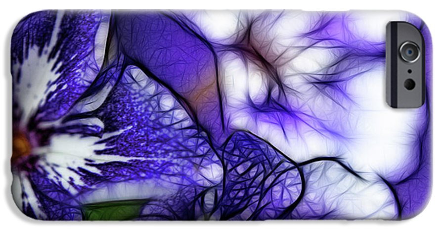 Purple and White Flowers #1 - Phone Case