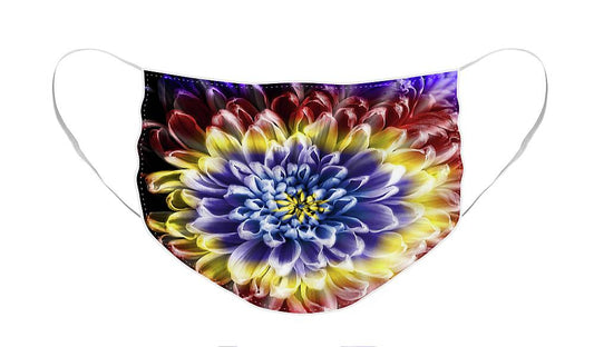 Rainbow Chrysanthemum - Face Mask