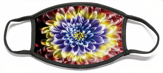 Rainbow Chrysanthemum - Face Mask