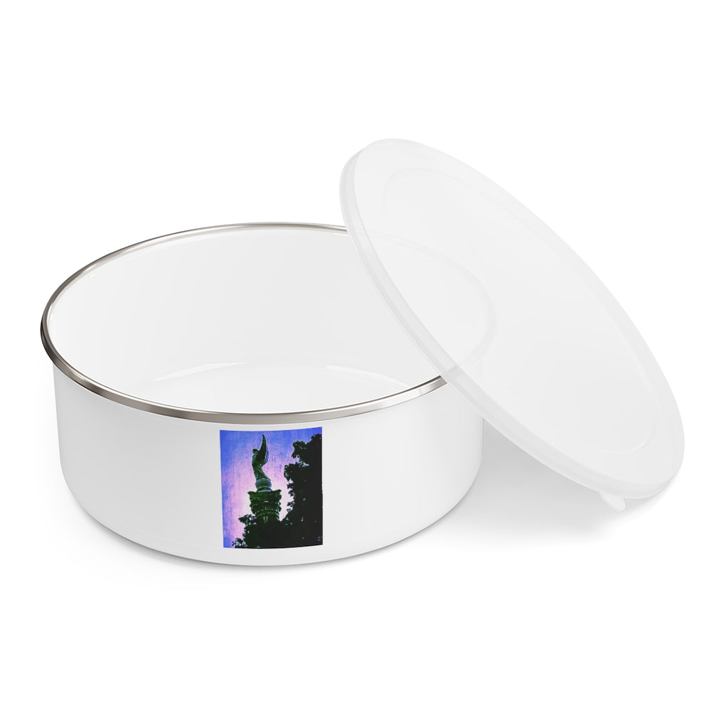 Samothrace Statue Enamel Bowl