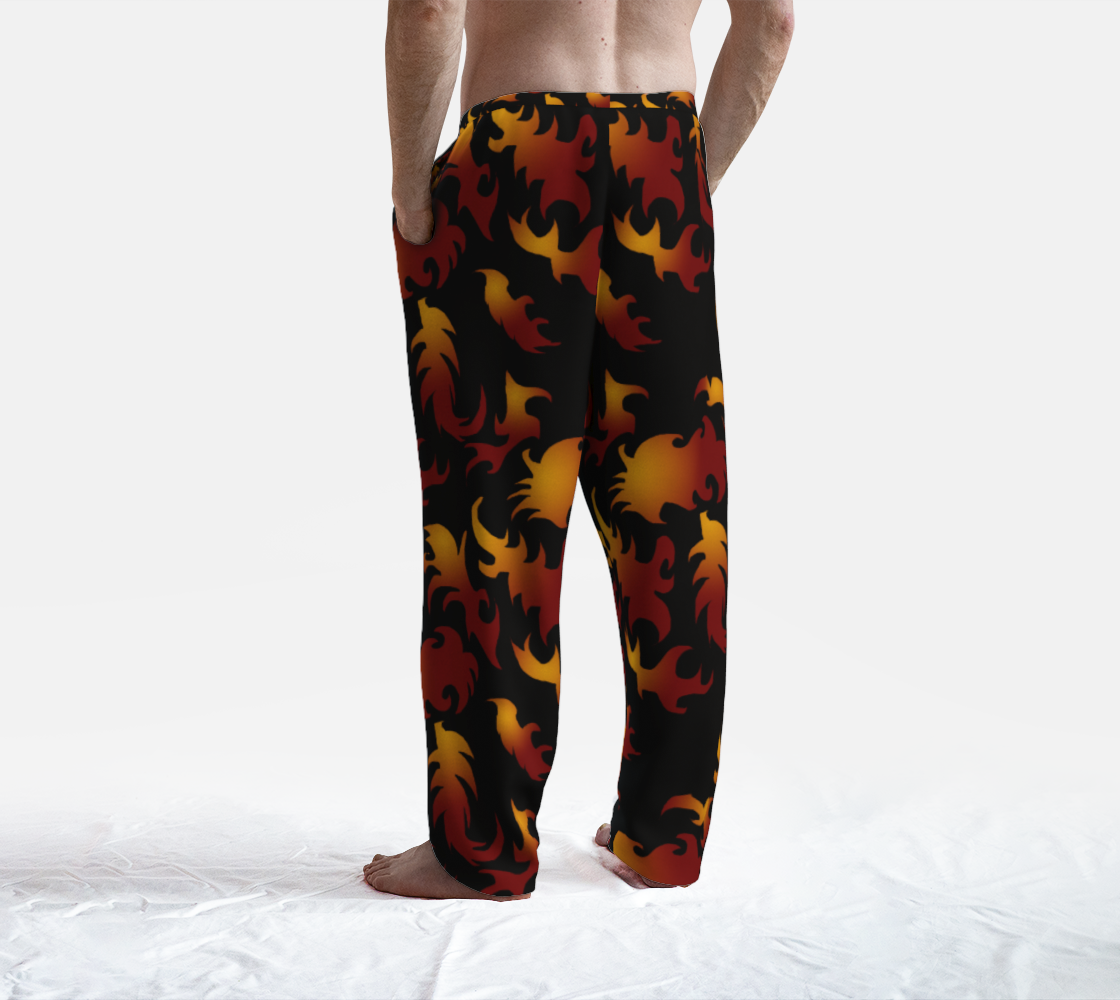 Flames Pattern Lounge Pants