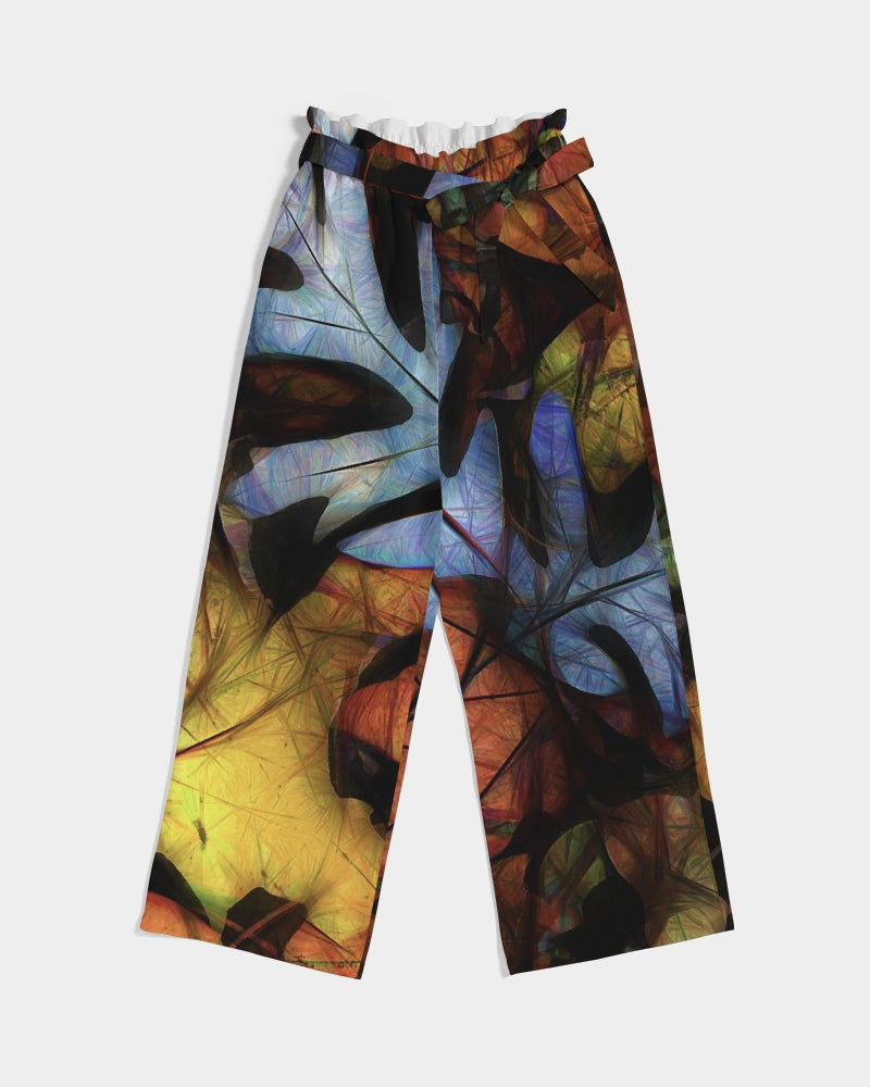 Mid October Leaves Women's High-Rise Wide Leg Pants